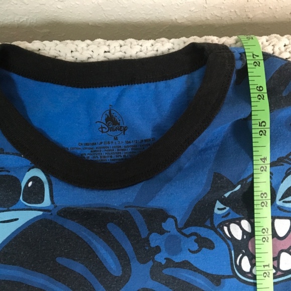 DISNEY PARK STITCH  SOFT TSHIRT SIZE KIDS MEDIUM - Picture 2 of 4